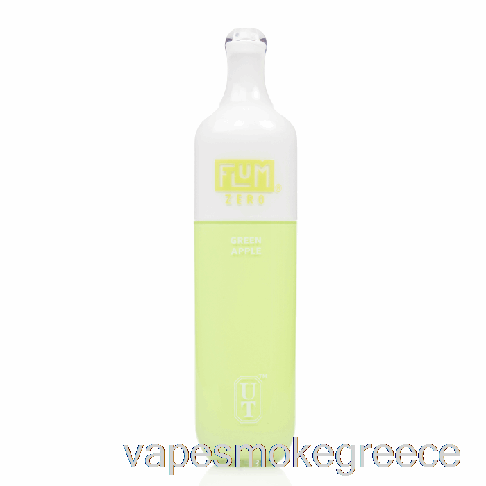 Vape Greece Flum Float 0% μηδέν νικοτίνη 3000 πράσινο μήλο μιας χρήσης